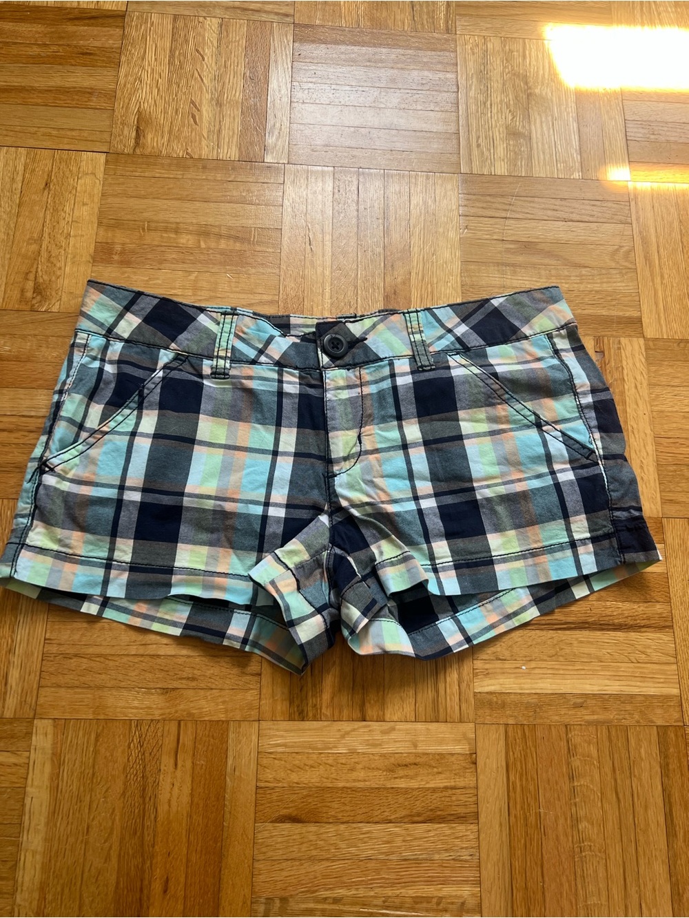 Plaid Cotton Women’s Shorts